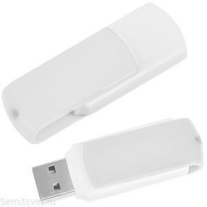 USB flash-карта Easy (8Гб), белая